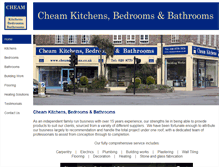 Tablet Screenshot of cheamkitchens.co.uk